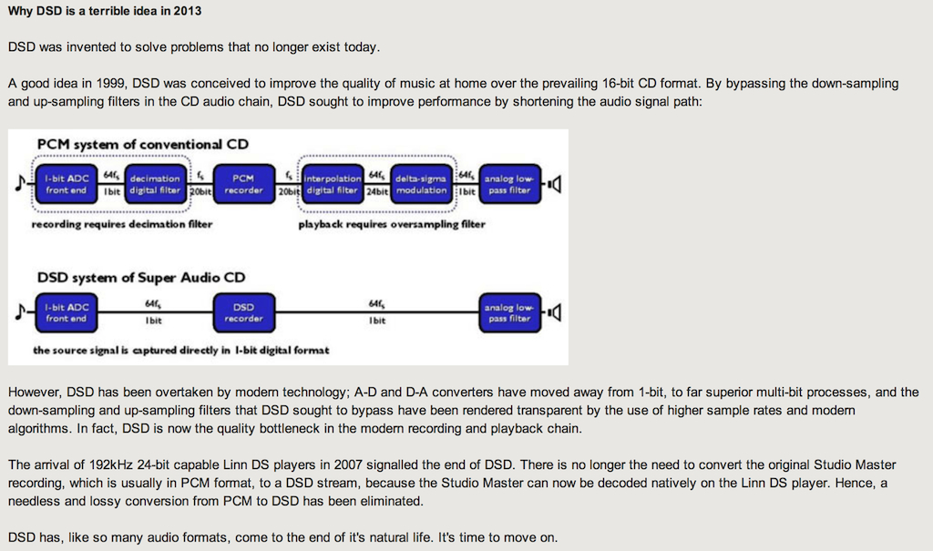 DSD or PCM